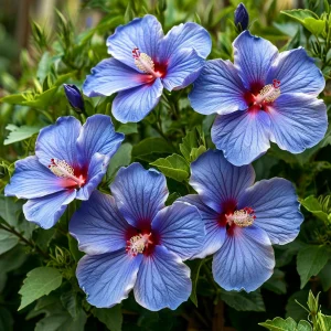 Гибискус садовый Блуминг Квин купить по цене от 259р. в интернет-магазине «Посадика» с доставкой почтой в в Москве и по всей России – [изображение №1].